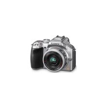 Panasonic lumix dmc-g5xee-s 18.3mpix серебристый lumix gx vario pz 14-42mm 3" 1080 sdhc li