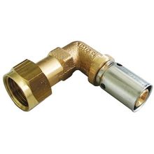 Прессовый угольник-переход Oventrop Cofit P 20x2,5x3 4" с накидной гайкой