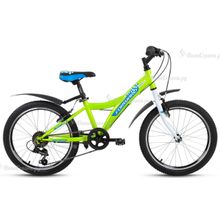 Велосипед Forward Racing 20 HT 1.0 зеленый (2017)