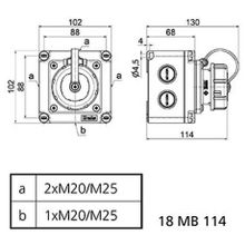 Bals Настенная розетка  Schuko Bals 7245 250 В 16 А 3 полюса IP67 винтовые клеммы синяя