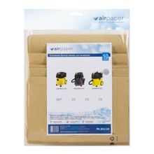 PK-301 10 Фильтр-мешки Airpaper бумажные для пылесоса, 10 шт