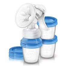 Ручной молокоотсос Philips Avent серия Natural с контейнерами арт. 86540