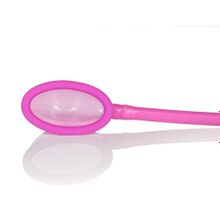 Розовая помпа для клитора Mini Silicone Clitoral Pump Розовый