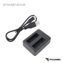 Fujimi GP 2AHDBT-401USB ЗУ USB для двух АКБ GP H4B для GoPro4