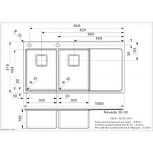 Мойка Reginox Nevada 30x30 LUX OKG Right (c box) L