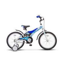 Детский велосипед STELS Jet 18 Z010 белый синий 10" рама