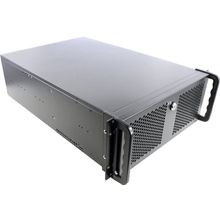 Корпус  Server Case 4U Exegate   4139L   Black, E-ATX, без  БП с дверцей