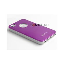 Накладка алюминиевая HOCO для iPhone 4 фиолетовая
