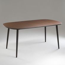 Стол кухонный раскладной №7  1370 1770 2170х900х750 Шпон Орех 1180SM