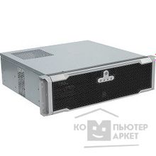 Procase EM338D-B-0 Корпус 3U Rack server case, дверца, черный, без блока питания, глубина 380мм, MB 12"x9.6"