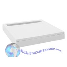 Душевой поддон Aquanet Stone Lite GB900S 90x90 (с ножками и панелью)