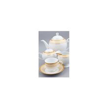 Сервиз чайный Auratic Золотая лира F11-240H+W-1 (17 предметов)