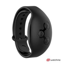 DreamLove Голубое виброяйцо с черным пультом-часами Wearwatch Egg Wireless Watchme (голубой)