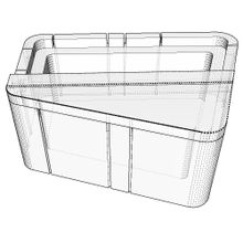 Скамейка бетонная UNI SSL