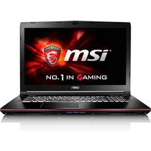 Ноутбук MSI GE72 6QC(Apache) Skylake i7-6700HQ+HM170 DDR IV 8GB 1TB (SATA) 7200rpm 17.3" FHD, Anti-Glare (1920*1080) eDP nVidia Geforce GTX 960M, 2GB GDDR5 Super Multi Y BT Windows10 Black