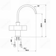 Timo Смеситель Tetra 0173F