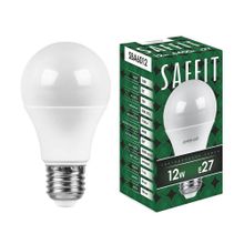 Saffit Лампа светодиодная Saffit E27 12W 6400K Шар Матовая SBA6012 55009 ID - 235140