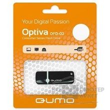 Qumo USB 2.0  8GB Optiva 02 Black QM8GUD-OP2-black