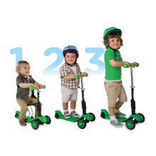 Yvolution Glider 3 в 1 зеленый