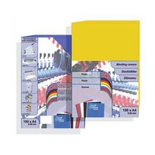 Обложки цветной пластик ProfiOffice, А4, черный