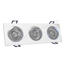 Светодиодный светильник Shine Downlight Domino  Triple 1х3W