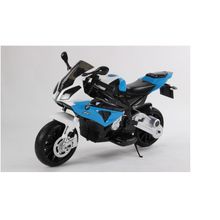 Детский электромобиль мотоцикл BMW S1000RR JT528-blue