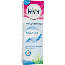 Veet Silk & Fresh с Алоэ Вера и Витамином Е 100 мл