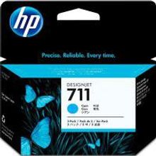 HP 711, CZ130A картридж голубой