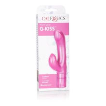 California Exotic Novelties Розовый вибратор Platinum Edition G-Kiss - 20 см.