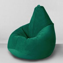 MyPuff кресло мешок Груша Темный изумруд, размер Компакт, мебельная ткань: bm_469