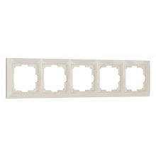 Werkel Рамка на 5 постов Werkel слоновая кость, basic W0052003 ID - 436190