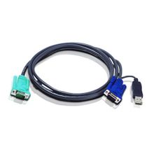 Кабель aten 2l-5201u (cable hd15m usb a(m)--sphd15m, 1.2m)