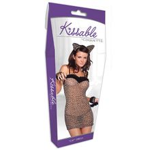 Coquette Int Сексуальное платье тигрицы (S-M-L   леопард)