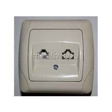 Розетка RJ-45-RJ-42 Viko (для внутреннего монтажа)