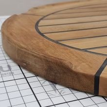 Eude Marine Столешница тиковая Eude Marine Nautic Star TE4560 600 x 440 мм элипс