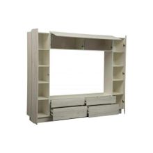 Олмеко Стенка Лаванда-2 белый бетон