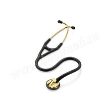 Стетоскоп Littmann Master Cardiology черная трубка, акустическая головка и оголовье цвета латунь, 69 см (арт. 2175) 3M, США