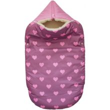 LovelyCare Конверт на выписку Сладкие сердечки (овчина) 100352