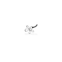 Подвеска из серебра  без вставок Медуза арт. 053101 на шнурке фауна