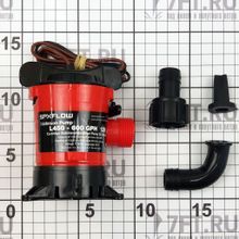 Johnson Pump Помпа трюмная погружная Johnson Pump Cartridge Bilge L450 32-1450-01 12 В 40 л мин 19 мм со штуцерами Dura-Port