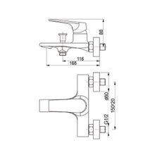 Raiber Смеситель для ванны Comfort R4503