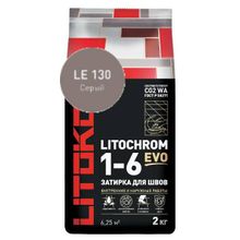 Затирка LITOCHROM 1-6 EVO LE.130 серый 2 кг