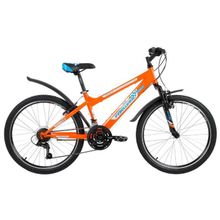 Велосипед FORWARD Racing 24 HT 2.0 (2017) 14" оранжевый RBKW7MN4P003
