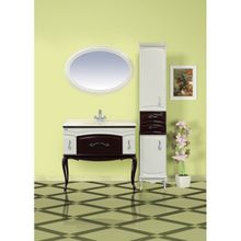 Misty Пенал для ванной Флоренция бежево-коричневый L