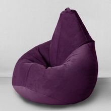 MyPuff кресло мешок Груша Баклажан, размер Стандарт, мебельная ткань: b_467