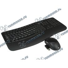 Комплект клавиатура + мышь Microsoft "Wireless Comfort 5050 Desktop" PP4-00017, беспров., черный (USB) (ret) [138561]