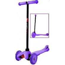 Y-scoo Самокат 3-х колесный Y-SCOO RT MINI SHINE A5 violet с 2-мя светящимися колесами