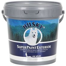 Хаски Super Paint Exterior 900 мл белая