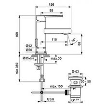 Смеситель Ideal Standard IdealSmart B0459AA для раковины