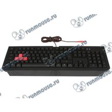Клавиатура A4Tech "Bloody B120", 103+3кн., подсветка, водостойкая, черный (USB) (ret) [122885]